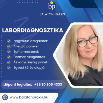 Balatonpraxis magán vérvétel Siófok