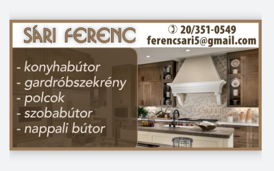 Sári Ferenc asztalos Hajdú-Bihar megye