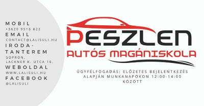 Peszlen Autós Magániskola